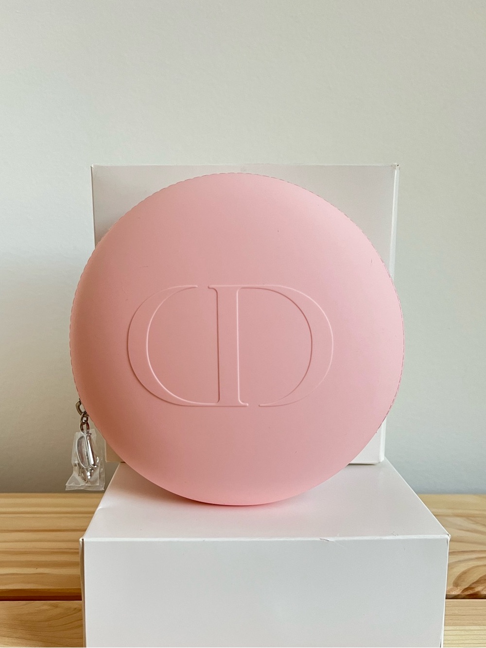 Dior Pink Silicone Makeup Pouch
